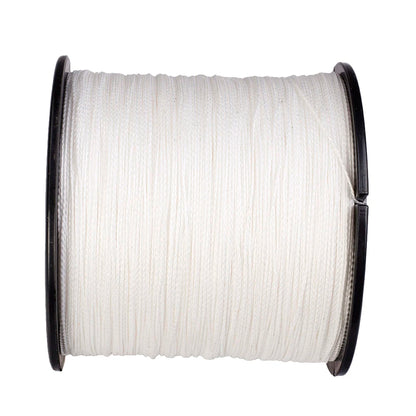Hercules-Braided Fishing Line, 4 Strands, Fishing Line, White PE, 100m, 300m, 500m, 1000m, 1500m, 2000m, 6-100lb
