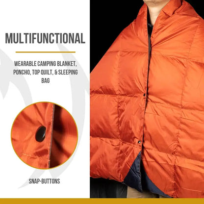 OneTigris Camping Blanket Foldable For Outdoor Camping Hiking 1-person Fits 41°F-77°F(5°C-25°C)