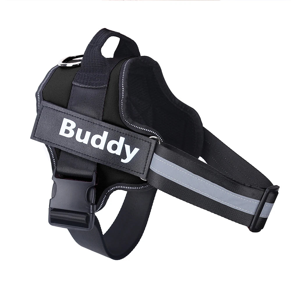 Personalized Dog Harness NO PULL Reflective Breathable Pet Harness Vest For Small Large Dog