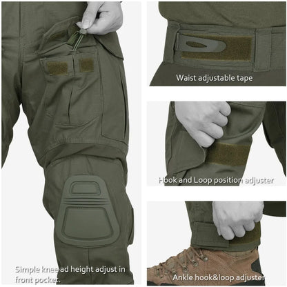 KRYDEX Tactical Combat G3 Uniform Set Outdoor Hunting Gen3 Camouflage Shirt & Pants