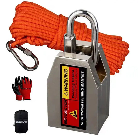 ONE Two Three Sides Fishing Magnet Kit 1200lb Super Strong Neodymium Magnet With 20m Rope