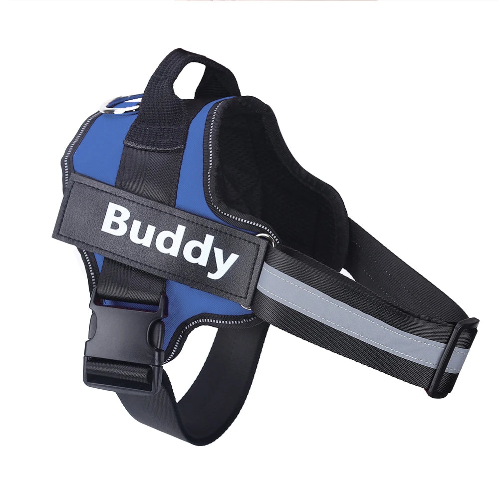 Personalized Dog Harness NO PULL Reflective Breathable Pet Harness Vest For Small Large Dog