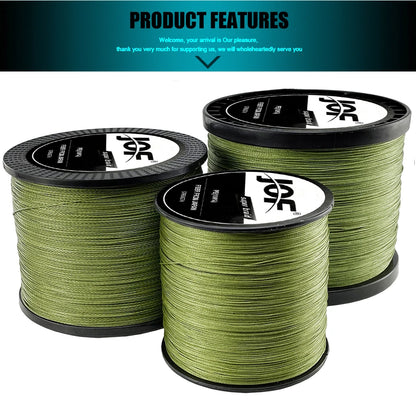 JOF 8 Strands 1000M 500M 300M 100M Braided Fishing Line