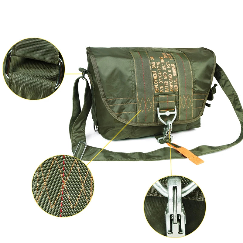 Tactical Shoulder Sling Bag Nylon Waterproof Outdoor Chest Pack for Men Traveling Trekking Camping Rover Sling Daypack