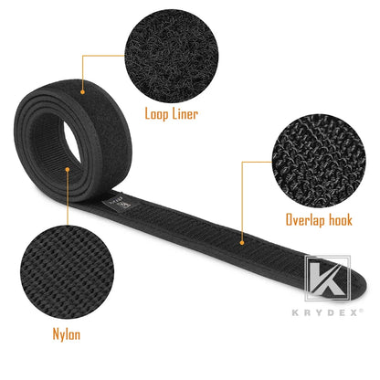 KRYDEX Tactics Buckleless Inner Liner Belt 1.5 Inch Nylon Loop Liner  S - XXL