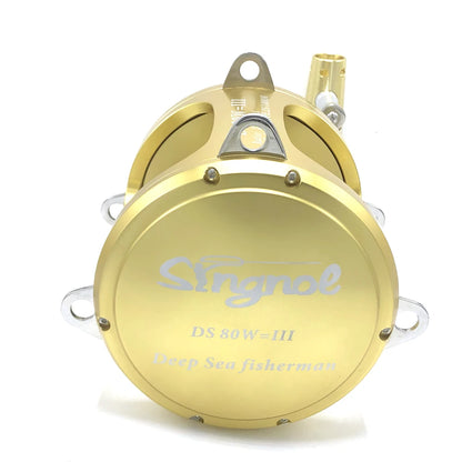 Professional Windlass Sea Boat Fishing Reel, Max Drag Slow Jigging, Drums Coil, Trolling Drums, 80W, 50W, 30kg Max, New, 2024