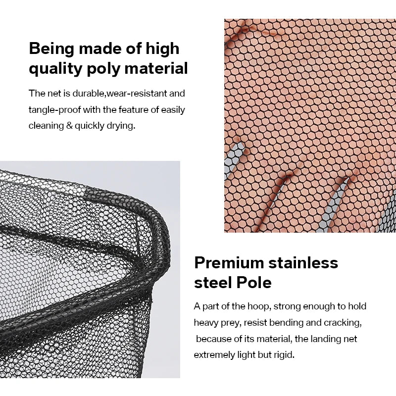 190cm 130cm 55cm Telescopic Landing Net Folding Fishing Pole Extending