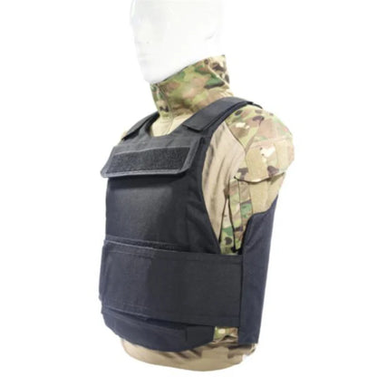LQARMY Black Tactical Army Vest Down Body Armor Plate Tactical Airsoft Carrier Vest