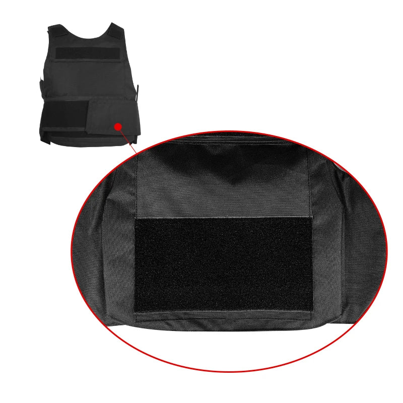 LQARMY Black Tactical Army Vest Down Body Armor Plate Tactical Airsoft Carrier Vest