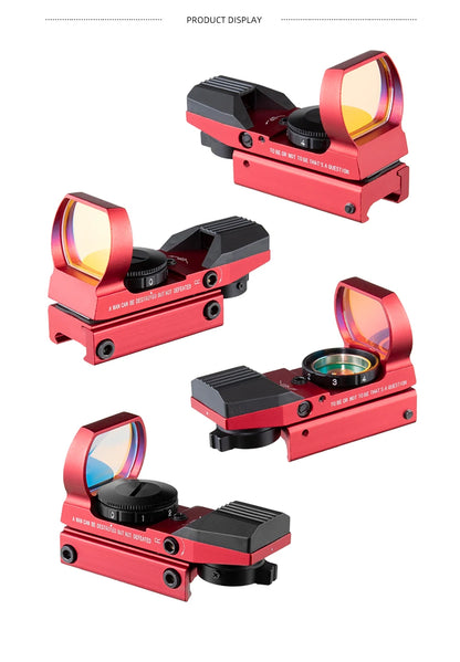 Red Dot 20mm / 11mm Red Dot BK Scope DE QD Sight Dovetail Riflescope Reflex Optics Sight For Hunting Rifle Gun Airsoft Tactical