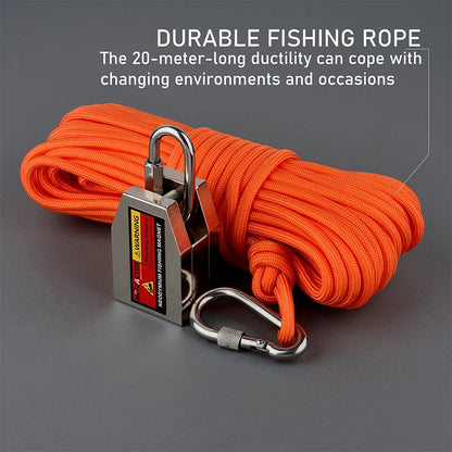 ONE Two Three Sides Fishing Magnet Kit 1200lb Super Strong Neodymium Magnet With 20m Rope