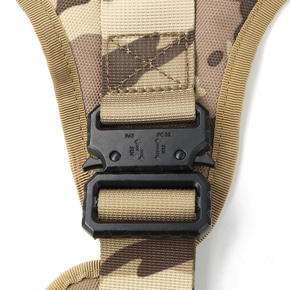 Tactical Dog Harness Leash Set for Large Dogs Military Harnesses