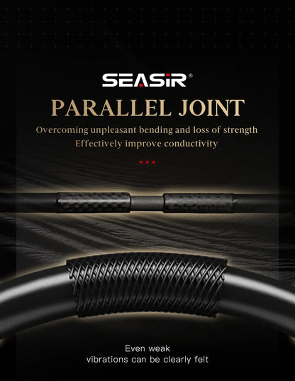 Seasir Stream Spining Baitcasting Fihsing Rods Ultralight Carbon Solid Wood Handle  Fuji A+O 40T Carbon Cloth  Lure Weight 1-10g