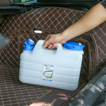 10/11/12L Drinking Water Container with Spigot Leakproof Camping Water Tank Large Capacity