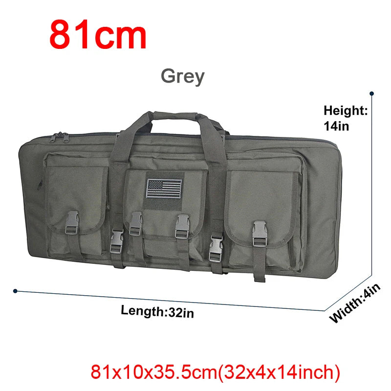 LQARMY 32 38 42 48 inch Double Rifle Case  Airsoft Gun Case