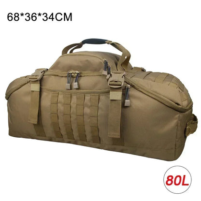 LQARMY 30L 45L 80L Sport Travel Bag for Camping Hunting Fishing