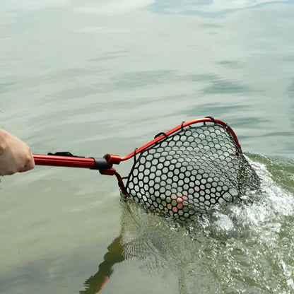 Telescoping Fishing  Net  Folding Fishing Net With Handle