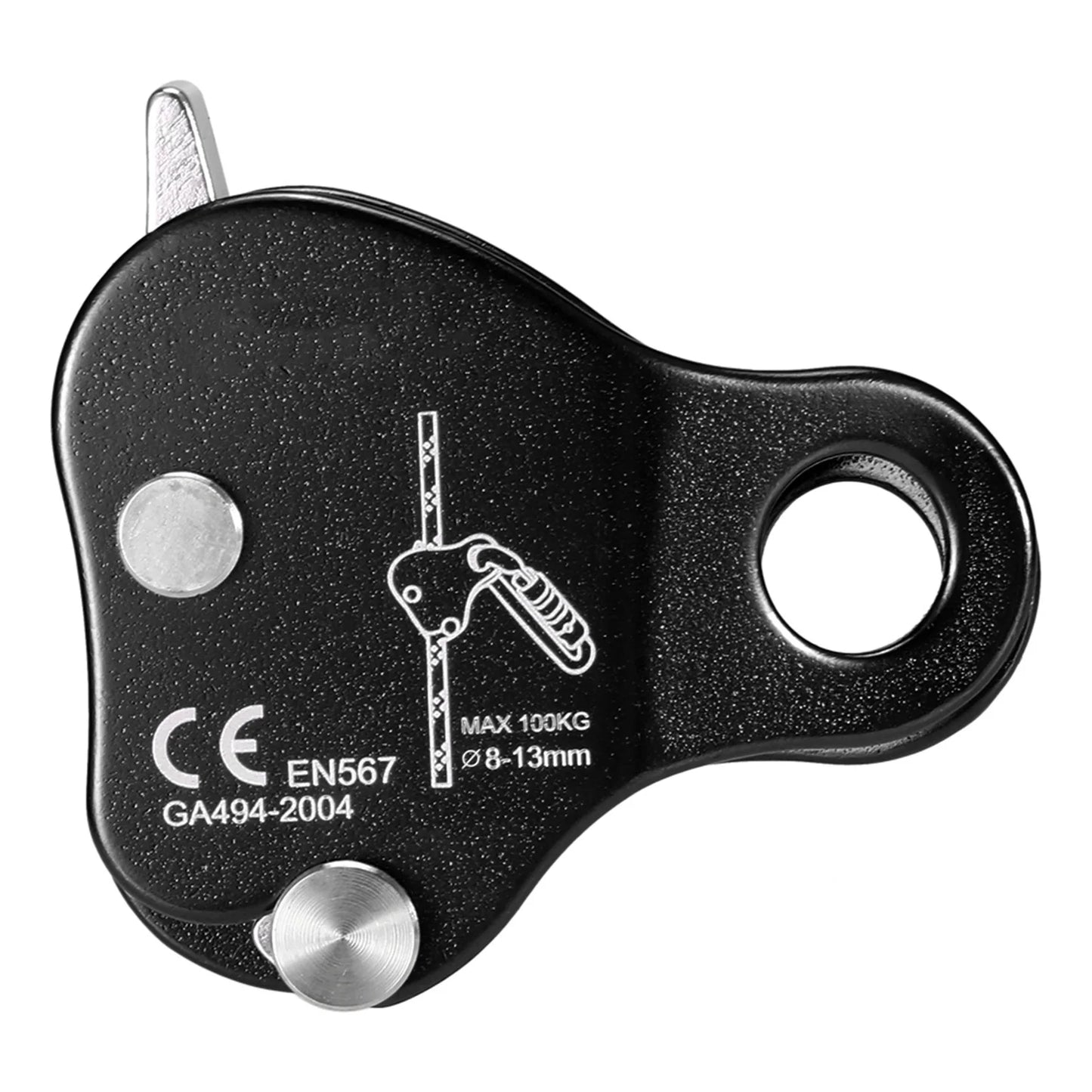 Climbing Ascender Lixada Climbing Protective Ascender 220LB Climbing  Device Rope Grip Outdoor Climbing Rigging 8-13MM Rope