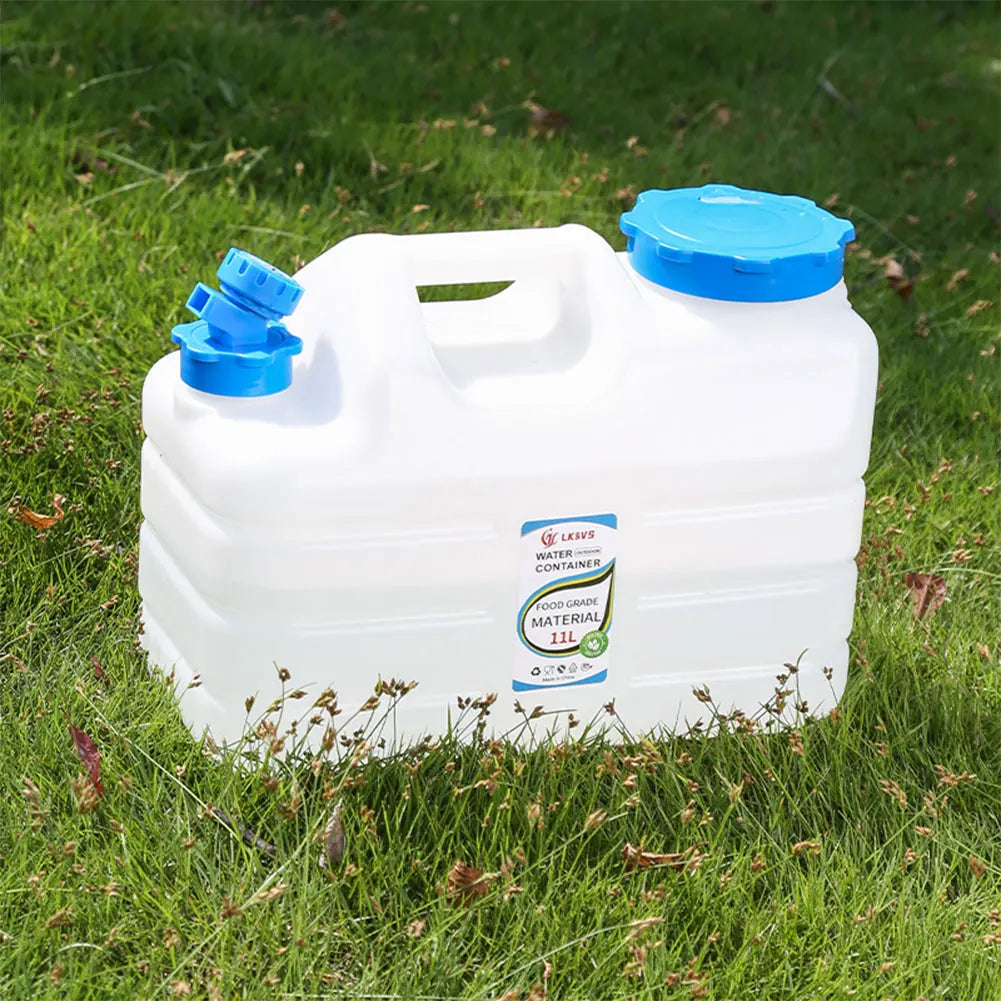 10/11/12L Drinking Water Container with Spigot Leakproof Camping Water Tank Large Capacity