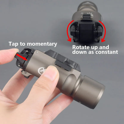 Tactical SureFire LOGO X300 Ultra XH35 X300UH-B Weapons Gun Light Lanterna Torch For Airsoft Pistol G17 G18 G19 G22 20mm Rail