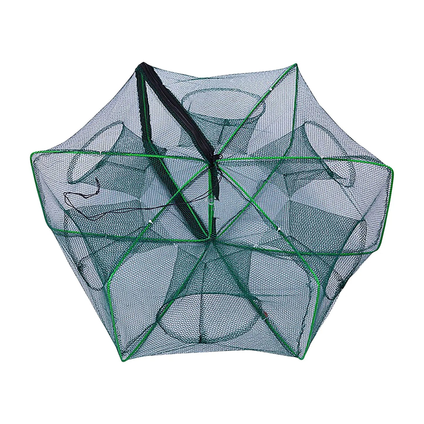 Folding lobster cage 2025  fish shrimp crayfish crab fishing net nylon material