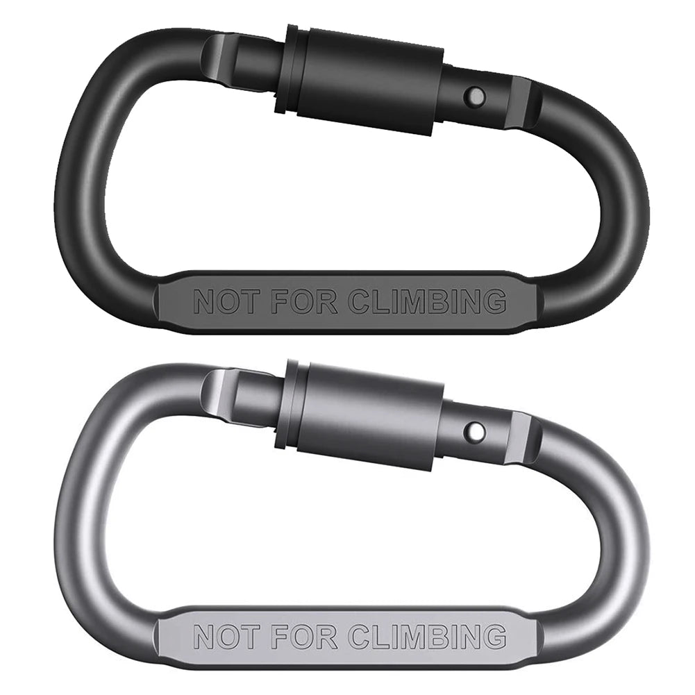 1/2/6 Piece Carabiner Set For Key Camping  Alloy Aluminum