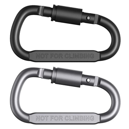 1/2/6 Piece Carabiner Set For Key Camping  Alloy Aluminum