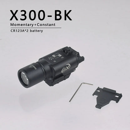 Surefire M600C M600 M300 X300 Ultra Tactical Scout Light Airsoft Rifle Weapons Flashlight Picatinny Mount Hunting for Olight