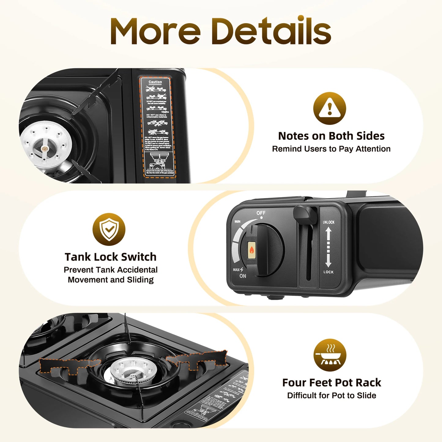 Double Head Barbecue Gas stove with Baking Tray   Outdoor