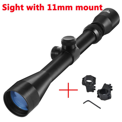 3-9X40 Rifle Scope Wire Rangefinder Reticle Crossbow Mil Dot Reticle Riflescope Optical Sights