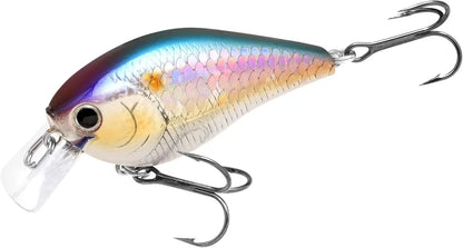 Freshwater Bass Fishing Lure, Crank Bait for Smallmouth and Pike, Floating Squarebill with Perfect Wobble