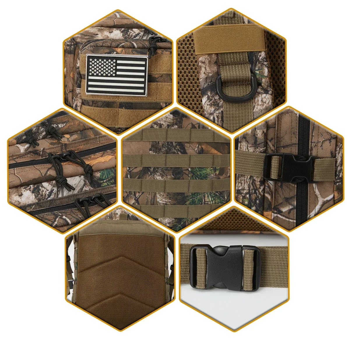 45L Hunting Large Capacity Outdoor Tactical Backpacks for men/Women