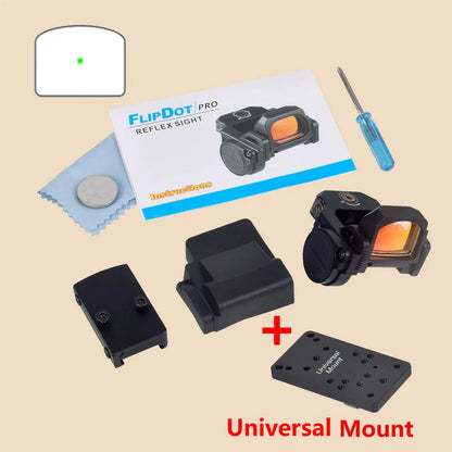 Tactical VISM Flip Up Red Dot Sight PRO Reflex Scope For Pistol 20mm Rail Mount