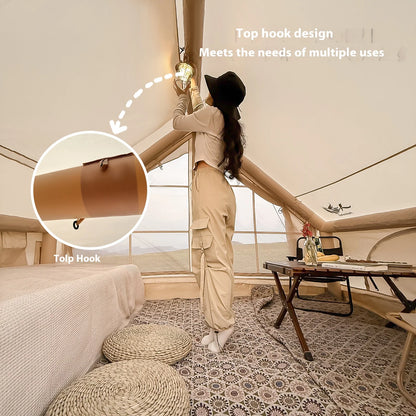 Inflatable Tents For Adult Camping, Luxury Camping Tents, Inflatable Tents With Stove Plug, 4/6/8 Person Family Camping