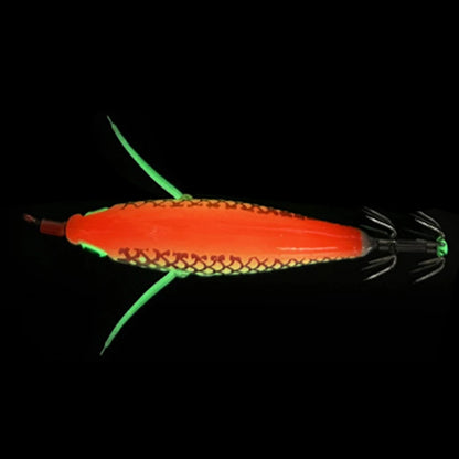 Luminous Squid Hook Squid Fishing Lure with 3D Eyes