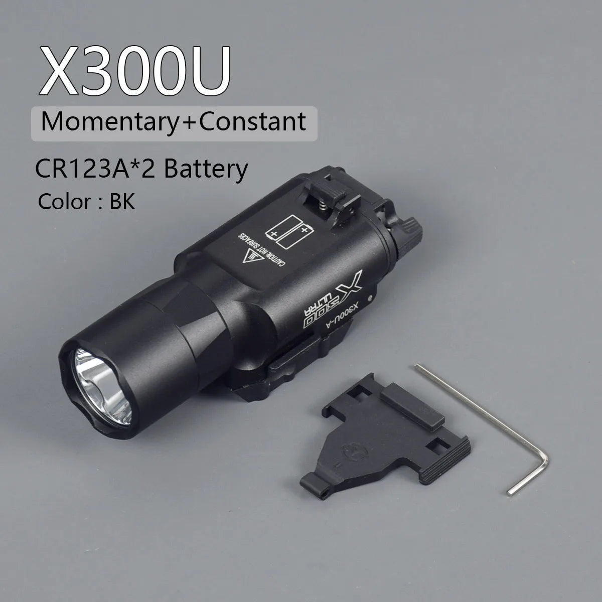 Tactical SureFire LOGO X300 Ultra XH35 X300UH-B Weapons Gun Light Lanterna Torch For Airsoft Pistol G17 G18 G19 G22 20mm Rail