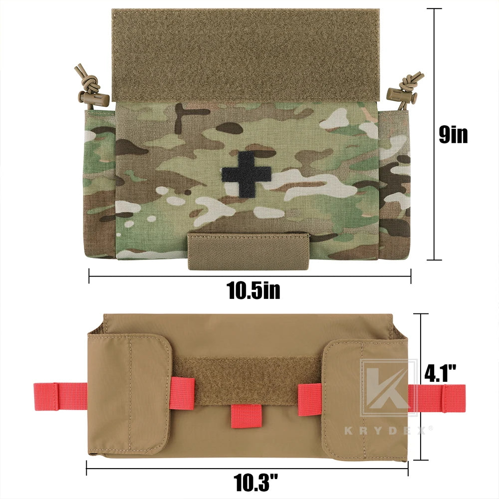 KRYDEX Tactical Roll Up Medic Pouch First Aid Trauma EMT