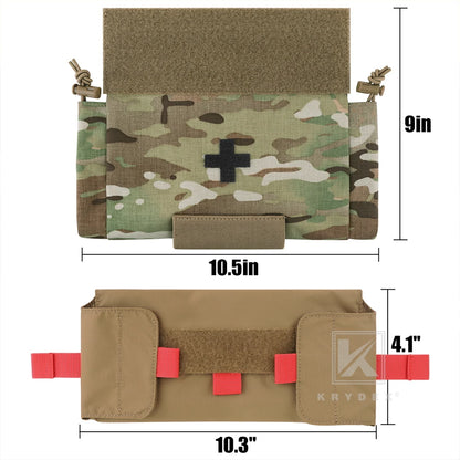 KRYDEX Tactical Roll Up Medic Pouch First Aid Trauma EMT