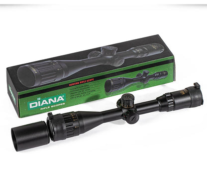 DIANA 4-16x44 Tactical Riflescope Optic Sight Green Red Illuminated