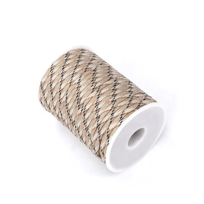 5M/15M/30M 7-Core 550 Paracord 4mm Parachute Cord Outdoor Camping