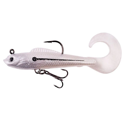 6PCS Wobblers Artificial Baits Fishing Tackle Soft Silicone Bait  Swimbait2027