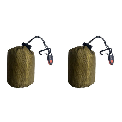 2-5PCS Waterproof Thermal Emergency Sleeping Bag Portable Bivy Sack Survival Blanket Bags Windproof for Camping Hiking Outdoor