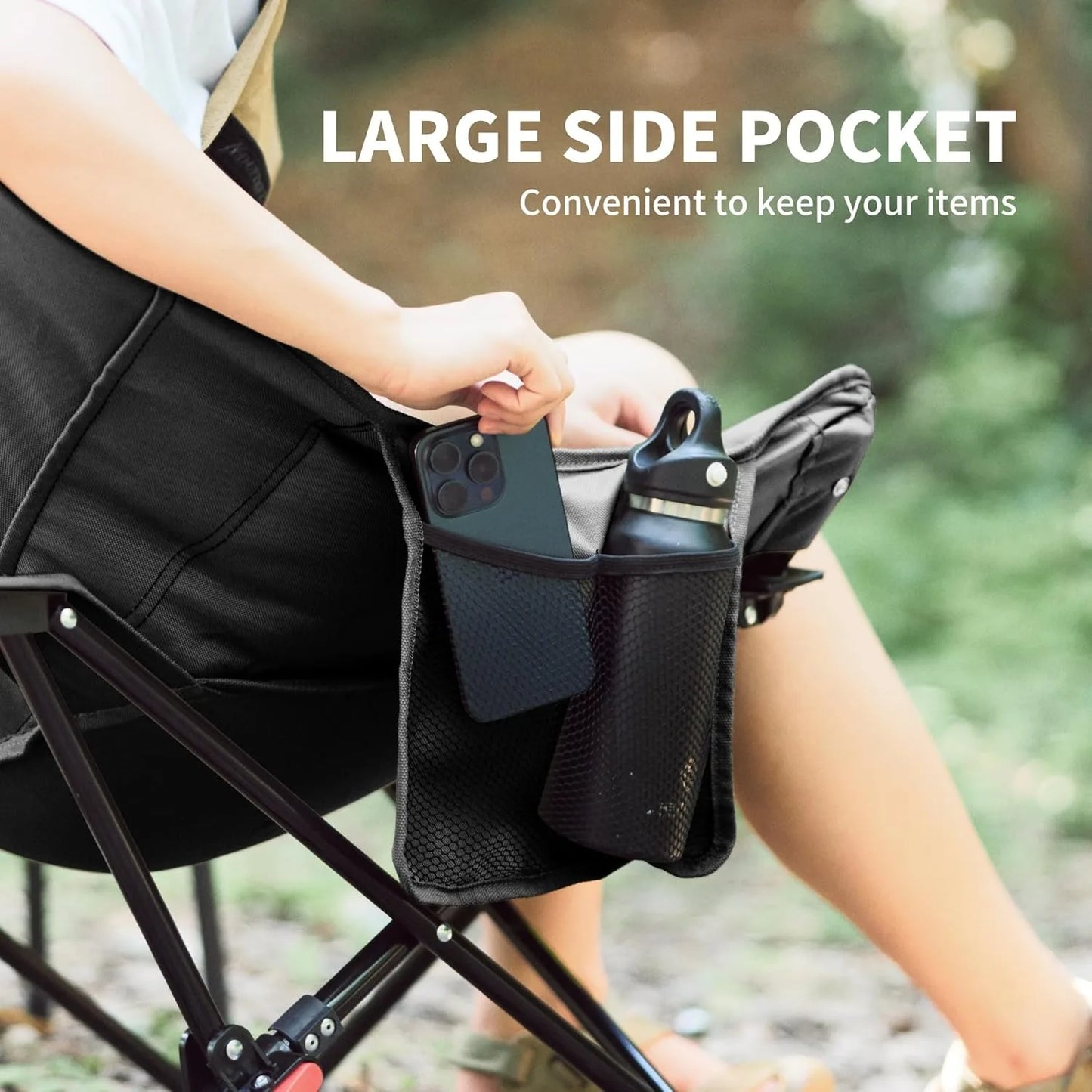 Naturehike Sea Star Recliner Outdoor Folding High Back Moon Chair 2-Position Adjustable Portable
