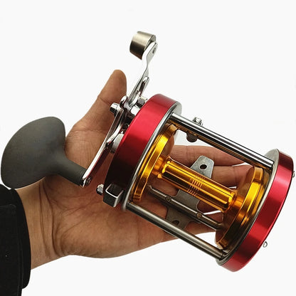 CL90 Full Metal Casting Reel Heavy Boat Fishing Reel Trolling left hand fishing tackle Salt Water rustproof big drum fish wheel