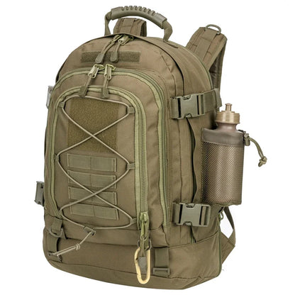 LQARMY 60L Male Travel Tactical backpack  Hiking Camping  Expandable