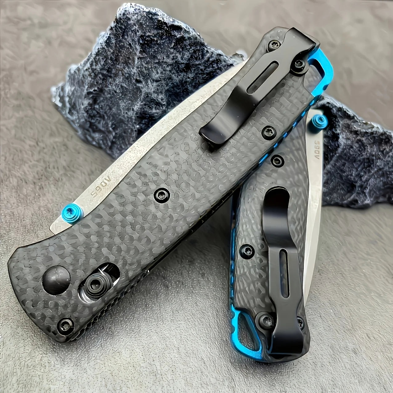 BM 535/533 Folding Knife with Shaft Lock - High Hardness S35V Blade Carbon Fiber Handle -