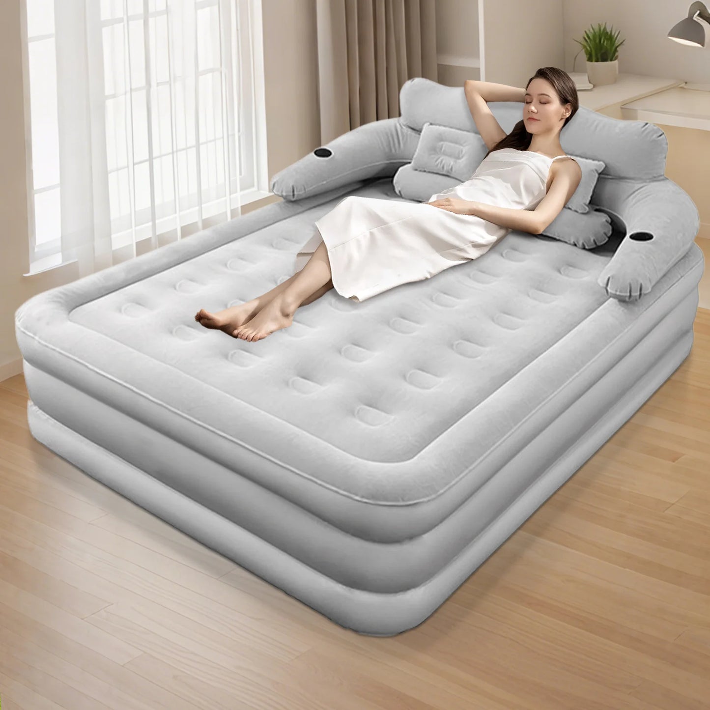 2 Person Built-In Pump Camping Mattress