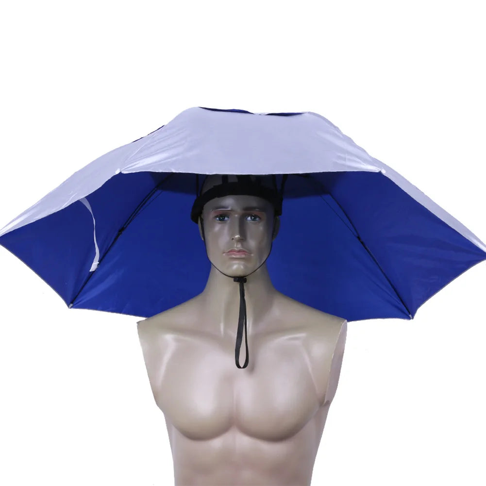 Outdoor Foldable Head Umbrella Hat