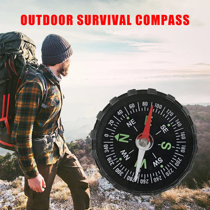 10-1PCS Mini Compass 45MM Portable Handheld Compass Outdoor Camping Hiking Travel Emergency Survival Navigation Tool