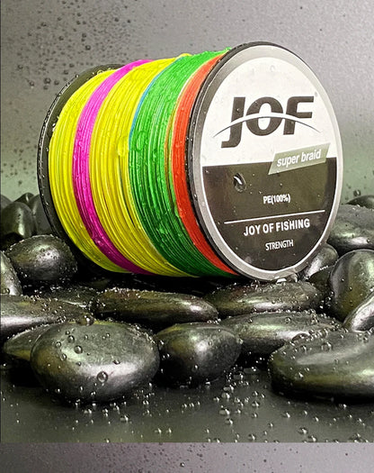 JOF 8 Strands 1000M 500M 300M Carp Fishing Line Braided PE Multifilament X8 Threads Weaves 20-100LB Peche Accessoire